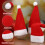 Silverware Holder Small Red Fabric 30Pcs 5.1X2.4In 3