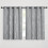 Blackout Curtains Silver Gray 2 Panels 52x45 inch 2