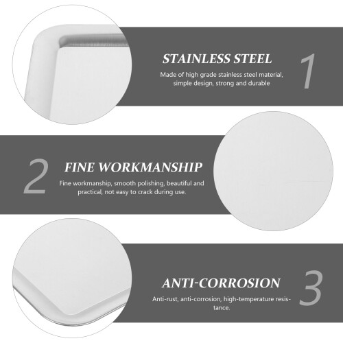 Servierplatte aus Edelstahl – Modernes Design 2