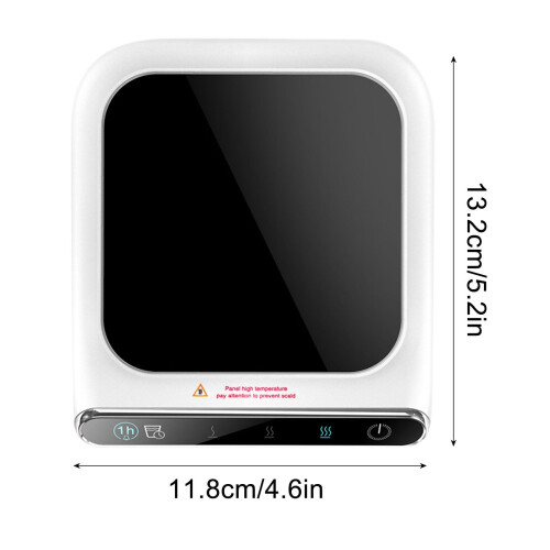 USB-kaffevarmer 55C Touch-kontrol til keramikglas 2