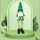 St. Patricks stripete dukkepynt, ansiktsløs, 1 stk. 5