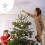 Lighted Star Tree Topper Metal Iron Silver Built-in Lights 6