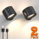 RGB Double  Wall Lamp Touch Control with Remote, 360 Rotatable Portable Wireless Night Light for Bedside Lighting 1