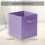 (Purple) 4x Storage Cube Boxes Clothes Organiser Foldable 2