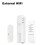 Curtains with  Remote Control Electric Automatic Curtain Motor Automatic Curtain Opener External WiFi 2