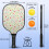 Σετ κουπιών Pickleball με κουπιά από fiberglass σε σχέδια λουλουδιών, 2 μπάλες και τσάντα – 3