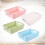 4Pcs Plastic Hollow Stackable Plastic Storage Baskets Bins Organizer Debris Desktop Storage Basket 2