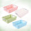 4Pcs Plastic Hollow Stackable Plastic Storage Baskets Bins Organizer Debris Desktop Storage Basket 5