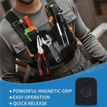 Magnetic Belt Organizer Tool Holder for Screws Nails Hammer Pliers , Duty Magnetic Tool Pouch for Woodworking