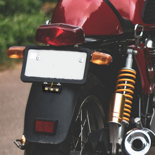 Motorcycle License Plate Light LED License Plate Light for LED Taillight Tail Lights 1