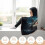 Shark Fleece-teppe med hette for barn og voksne 5