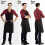 Kitchen Cooking Apron Adjustable Bib with Pockets Black 2 3