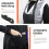 Kitchen Cooking Apron Adjustable Bib with Pockets Black 2 4