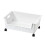 White Rolling Storage Box – PP Plastic, 38x28.5x15cm 2