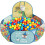 Foldable Ball Pit with Cartoon Patterns 80x108x118cm 5