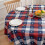 Patriotic Round Tablecloth 70" Polyester Red Blue Stars 4