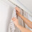 100 Pcs Curtain Track Rollers White Plastic Drapery Rail Gliders for Shower and Window 2