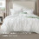 Queen White Comforter Set 7-Piece All-Season 2