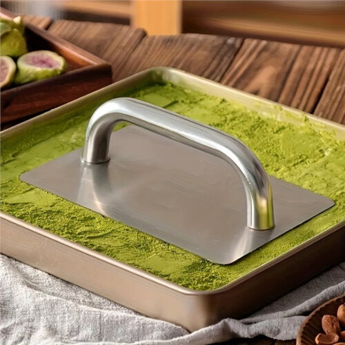 1pc Stainless Steel Burger Press Dough Compactor with Handle Kitchen Baking Tool for Pastries Pies Kitchen Accessories 1