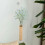Wall Mounted Flower Vase Beige Bamboo Style 38cm 5