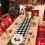 Chemin de table de Noël en polyester 180 x 33 cm 3