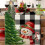 Chemin de table de Noël en polyester 180 x 33 cm 5
