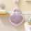 Children Hand Towels with Easter Bunny Patterns - with lanyard, Soft Microfiber Quick Drying Absorbent Cloths for Various Uses 6