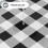 Round Waterproof Vinyl Tablecloth with Flannel Back, 70" 2