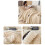 Double-Layer Fleece Throw Blanket 200x150cm Beige 3