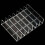 Clear Acrylic DVD Storage Box – Stackable CD/DVD Holder, Holds 14 Standard CD Cases, Compatible with DVD & CD 4