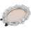 Vintage oval picture frame gold 4x6 inches 8