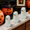 White resin ghost tabletop decoration 11 inch 5