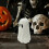 White resin ghost tabletop decoration 11 inch 8