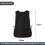 Unisex Basic Sturdy Cobbler Apron Plus Size Vest Work Smock Kitchen Chef Clothes Black 2