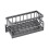 Grey Plastic Sink-Side Storage Rack with Drainage 2
