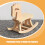 GOOHOCHY DIY Ξύλινες φιγούρες αλόγων σετ χειροτεχνίας για παιδιά που ενισχύουν τη 3
