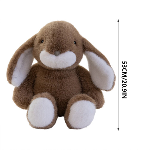 Plush Running Rabbit Doll with Long Ears 1pc 1