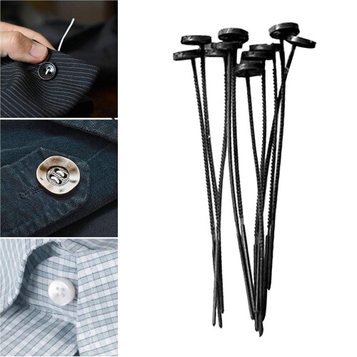 10/30/60pcs Quick Button Repair Tool Convenient Sew Accessories Black 10pcs 2