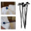 10/30/60pcs Quick Button Repair Tool Convenient Sew Accessories Black 10pcs 4
