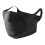 Black Ice Silk Face Mask Breathable Windproof 1 piece 2