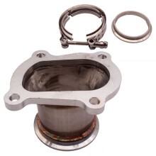 Kit Adaptador de Brida para Turbocompresor de Bajante Tipo V de 3 Pulgadas para , Piezas Automotrices