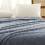 Polyester Blanket Soft Warm Throw 150x100cm Grey 1 Pc 4