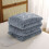 Polyester Blanket Soft Warm Throw 150x100cm Grey 1 Pc 6