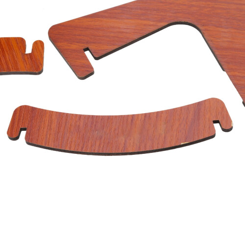 Universal L-shaped wood guitar stand for ukulele 1