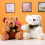 Urso de pelúcia para crianças e bebês, 20 cm (8 polegadas) 2