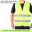 10Pack High Visibility Safety Vest for Traffic Work, Running, Security Guard,Construction Vest with 2 Reflective Strips 4
