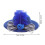 6Pcs Tiny Hats for Crafts Polyester Dome Shape Decorative Miniature Accessory 7x2.5in 2