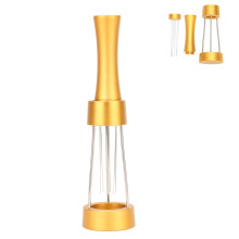 Aguja mezcladora de café de acero inoxidable con soporte