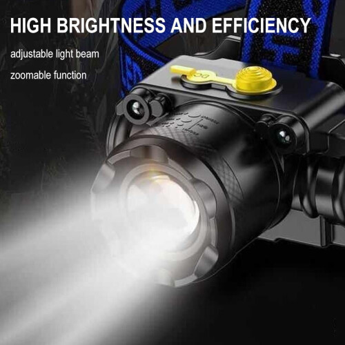 Superlys USB genopladelig LED-pandelampe 1-pak 2