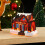 Μοντέρνο γλυπτό γραφείου από ρητίνη με ζεστό φως LED 6